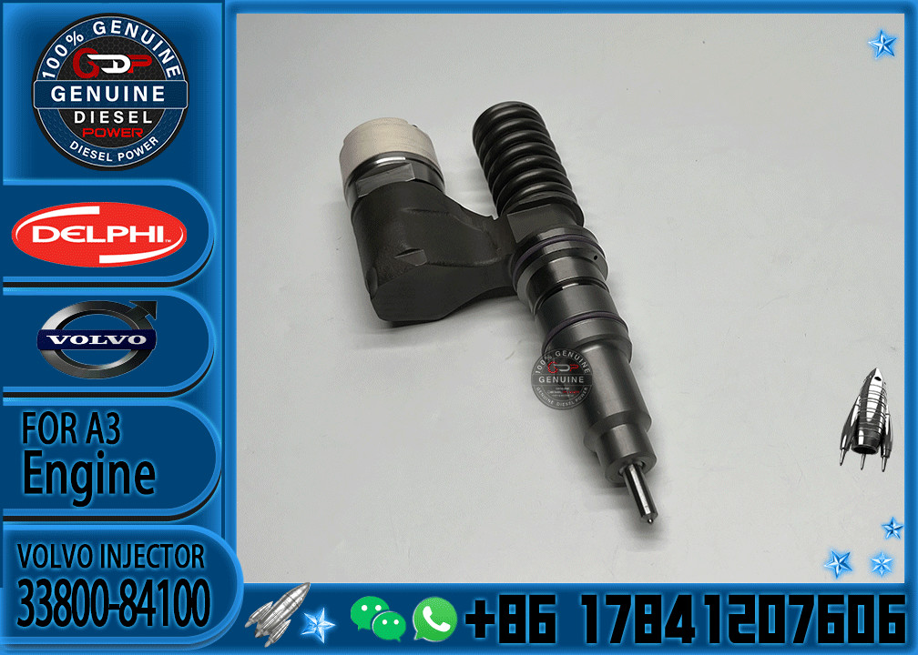 Diesel Fuel Injector 33800-84100 BEBE4B01003 8112660 BEBE4B01004 3964404 8170966 BEBE4810102 8113411 8170998