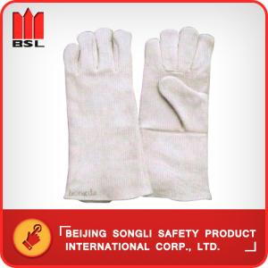 China SLG-402G cow split leather welding gloves wholesale