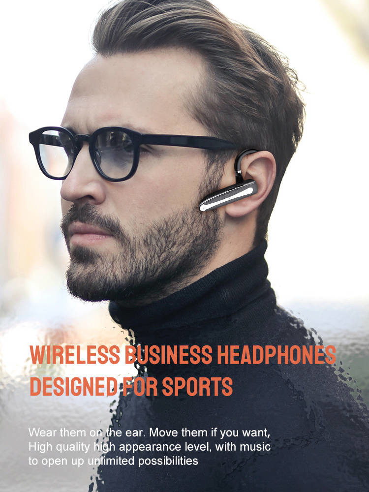 Wireless Running Earphones Earhook Noise Canceling HiFi Stereo Sound For Iphone