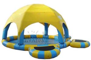 China Three - Layer PVC Large Inflatable Swimming Pool Non Toxic For Water Parks wholesale