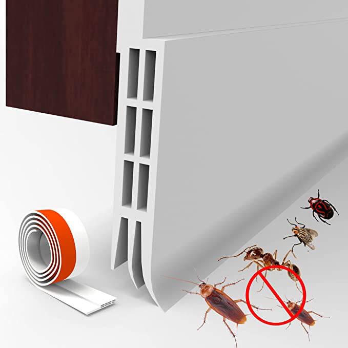 Dustproof and Insectproof Soundproof Door Bottom Seal Strips Made of Silicone Rubber