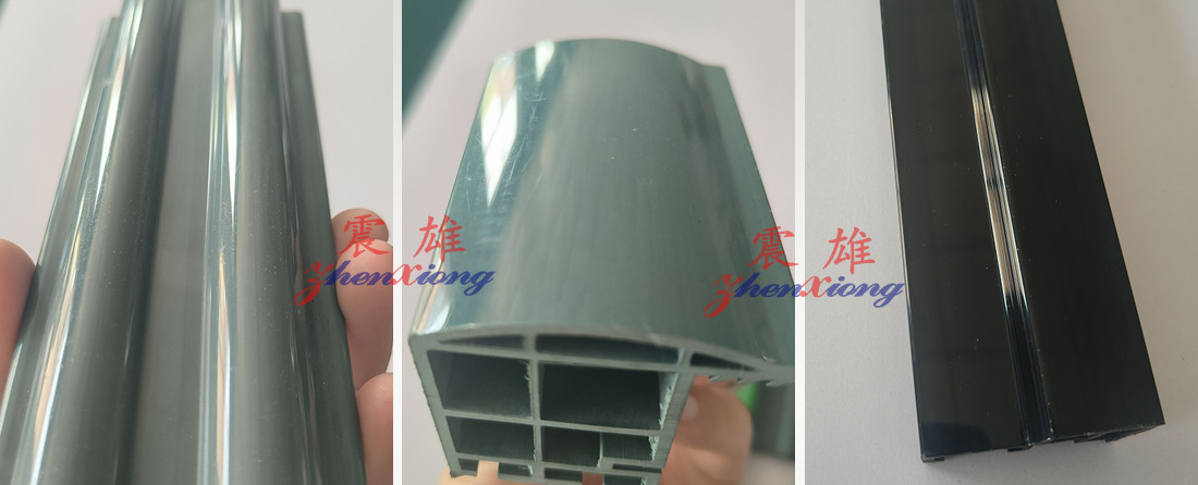 Wear Resistant Hard PVC Extruder Profile Production Line Slow Extrusion