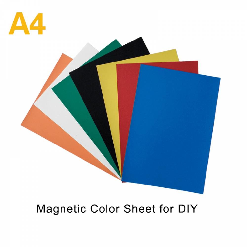 Coloured Printable Magnetic A4 Sheets Flexible Magnet Material