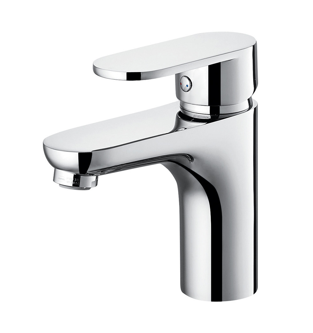 OEM Chrome Brass Bathroom Faucet Hot And Cold Water Tap Mixer For Wash Basin