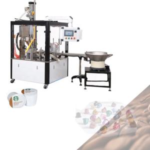 China Rotary Coffee Capsule Filling Machine With Servo Auger Filling Station wholesale