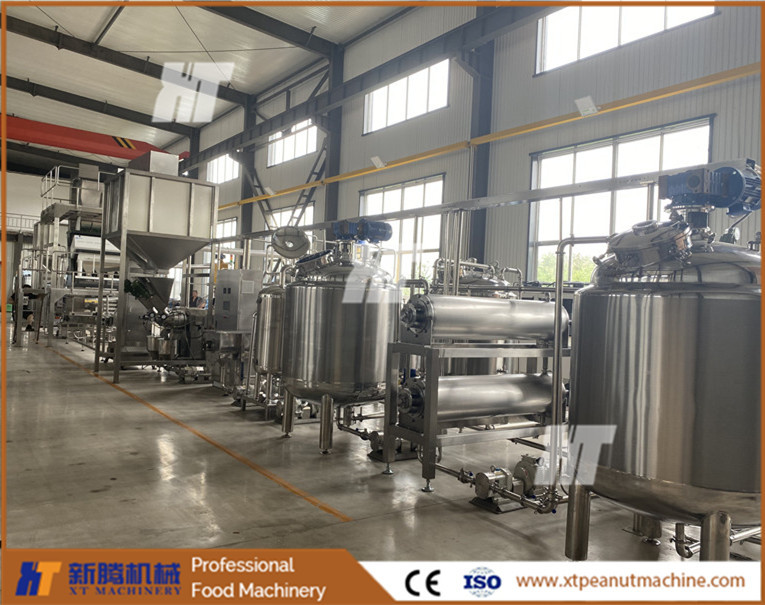 LNG Peanut Butter Grinder Commercial 700kg/H Peanut Butter Manufacturing Machine