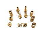 Brass Precision CNC Machined Components Size Customized ISO9001