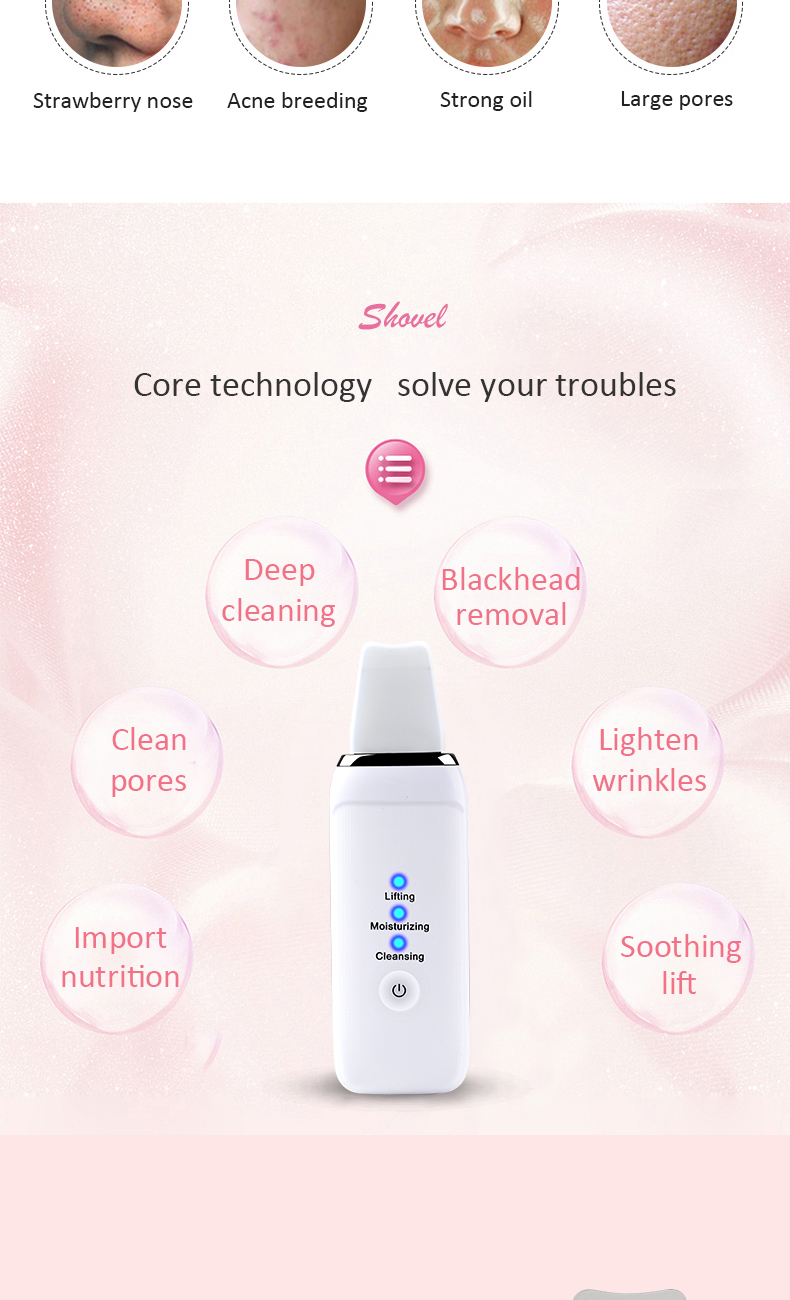 Ultrasonic Facial Scrubber Machine