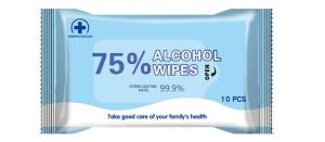 China Antibacterial Disposable Alcohol Wet Wipes Cotton Pad Biodegradable wholesale