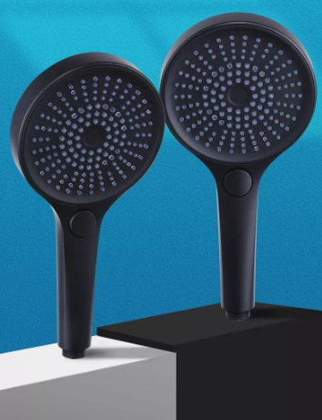 Polished High Pressure Water Saving ABS Plastic Surface Shower Head For Bathroom Accessories
