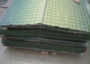 China Zinc Aluminum Coated HESCO Wall 12B/12G HESCO Mil Welded Mesh wholesale