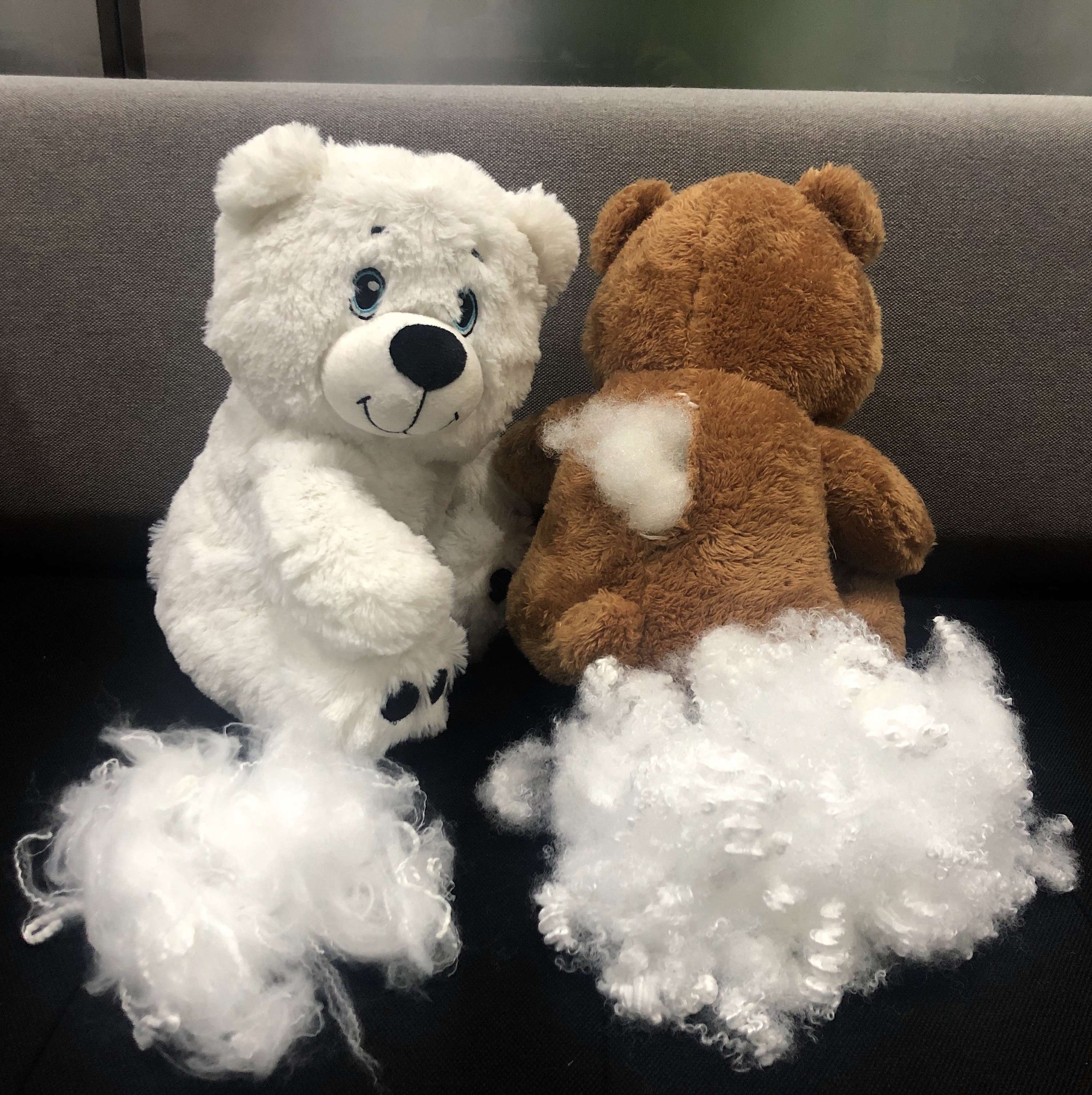 Virgin PSF HCS Polyester Staple Fiber For Filling Toys Abrasion Resistant