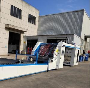 China Wallpaper Flute Paper Mounting Machine Laminating Automatic 3 Ply wholesale