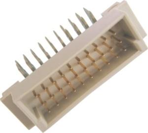 China Male Female PCB Din 41612 Connector 30P 48P 64P 96P N Pin 3 Rows PBT DIP wholesale