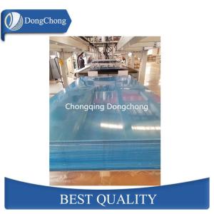 China Blue Mill Finish Aluminum Sheet Metal , 7075 T6 Aluminum Plate Wear Resistance wholesale
