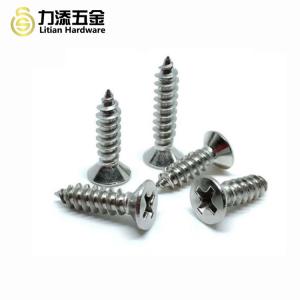 China Antirust Metal Screw Fasteners , 316 Stainless Steel Self Tapping Screws wholesale