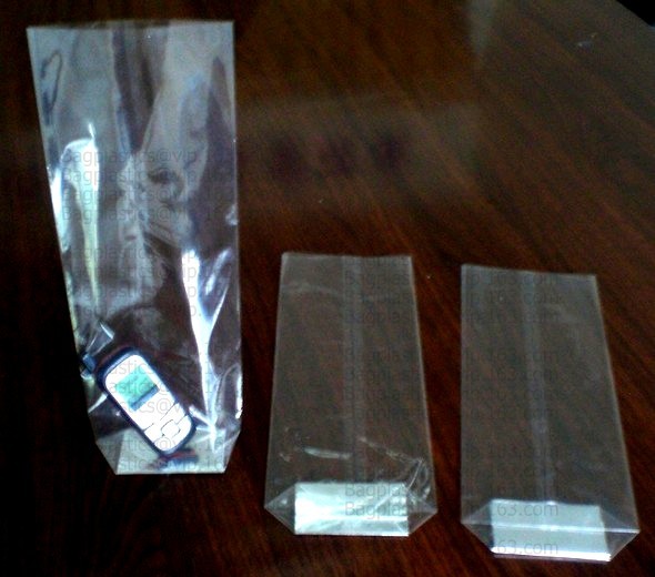 Biodegradable Self Adhesive Opp Pp Bopp Pe Square Bottom Clear Bopp Square Bottom Pp Clear Bag For Food