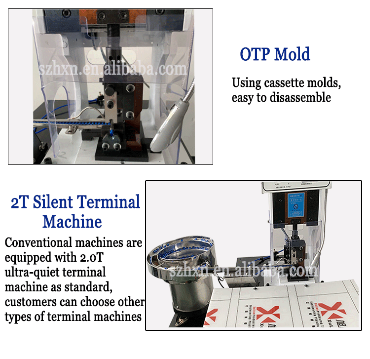 160KG Capacity Plug Punching Terminal Machine with Insulated Tube Terminal Crimping