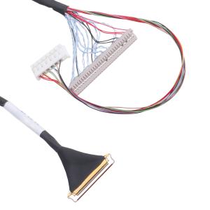 China 40Pin 0.5 1.25 2.5mm JST EHR-7 UL94V-0 Micro Coaxial Cable IPEX 20453-240T-11 wholesale