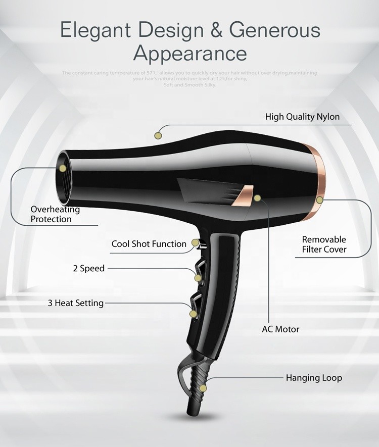 OEM ODM Custom Hair Dryer For Hair Salon Household Hotel