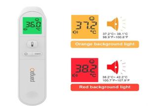 China Digital Medical Baby Infrared Thermometer Forehead And Object Mode 9 Memories Design wholesale