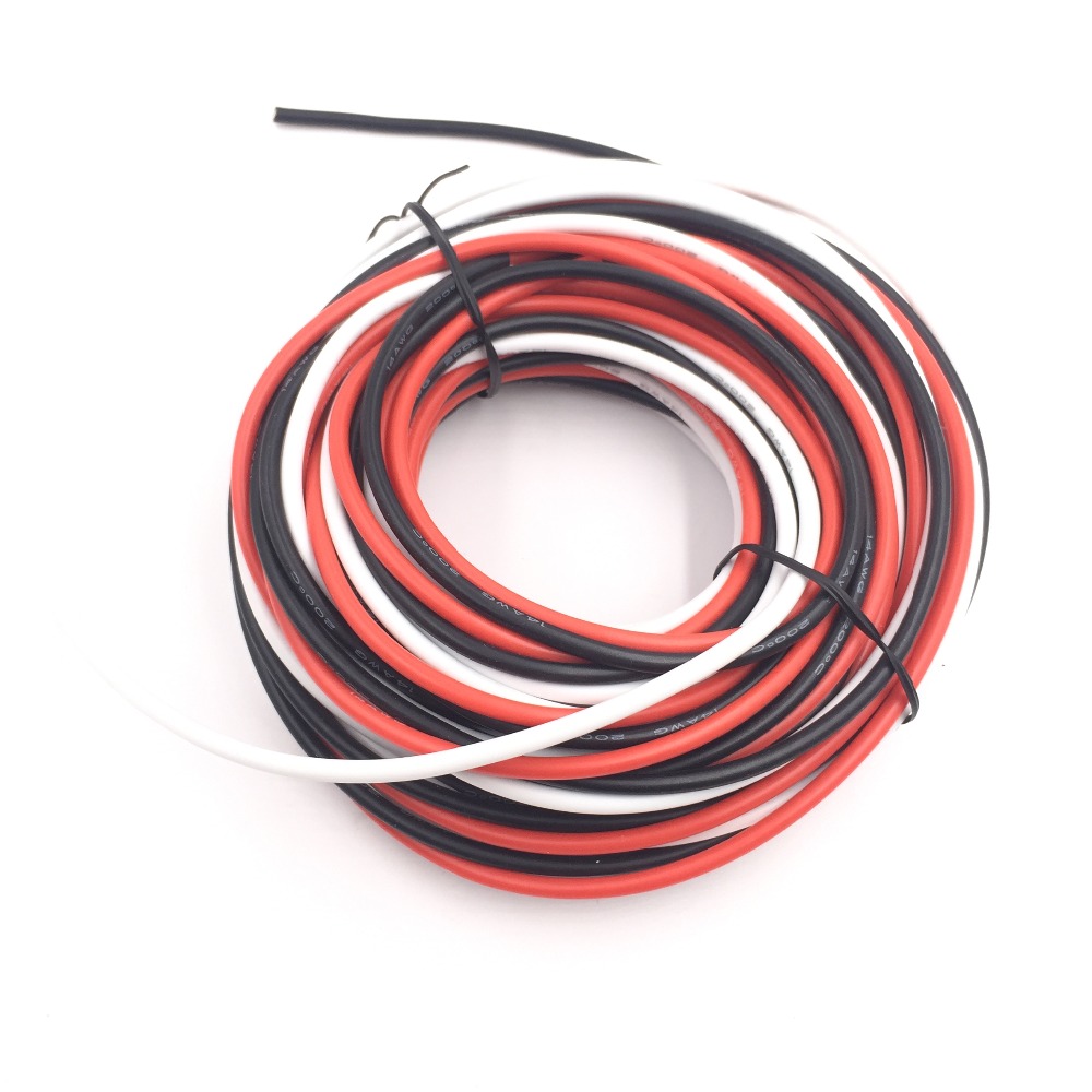 7AWG Silicone Rubber Insulated Wire 600V Tinned Copper 7.2mm OD