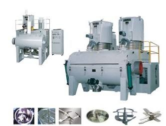 Electric Control System PVC Mixer Machine Customized Voltage Double Sealed Lid
