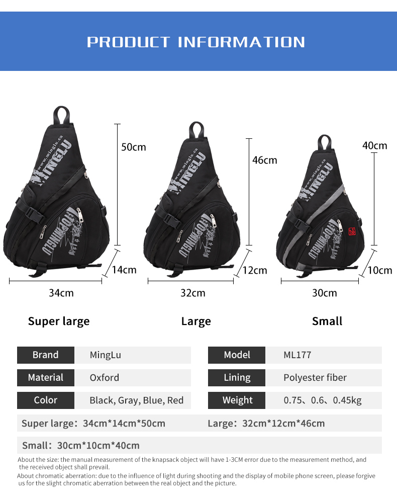 Against Theft Men'S Minimalist Sling Bag Sports Sling Bag Large Capacity