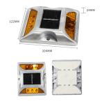 Aluminum Flashing Light Solar Cat Eyes Road Stud In Red Blue