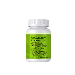 China Hair Growth Biotin Supplement Capsules 60 Ct For Strengthening Thinning Hair Biotin Vitamins wholesale