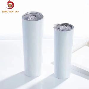China White 20 Oz Vacuum Insulated Stainless Steel Tumbler Beer Pints wholesale