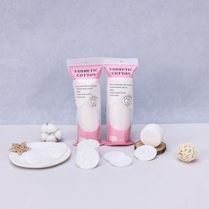 China 100% Biodegradable Cotton Rounds Nonwoven Makeup Remover Cotton wholesale