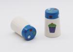 Ice Cream Design Ceramic Salt And Pepper Shakers Hand Painted Strong Dolomite