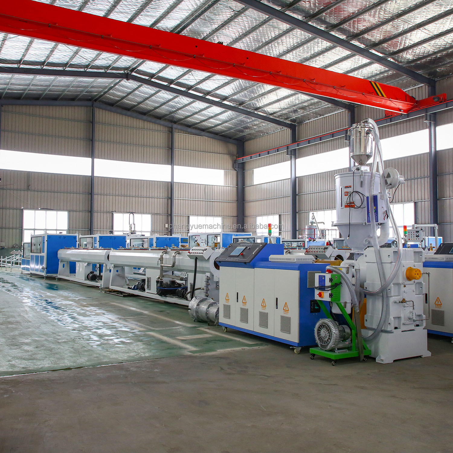 Acrylic PP PE PS ABS HIPS PMMA PLA PET Sheet Making Machine with 38CrMoALA Screw Material