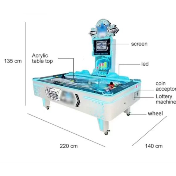 High-definition LCD Screen Of The Coin-operated Air Hockey Table