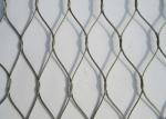 Red PVC Coated Zoo Aviary Netting 1.5mm Stainless Steel Ferrule Rope Mesh