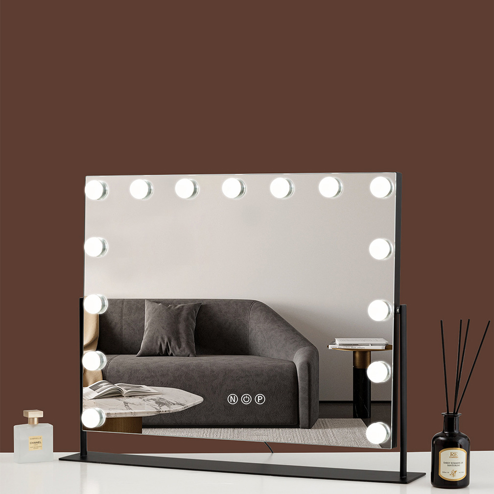 Illuminated Lighted Small Hollywood Mirror 12x Magnifying