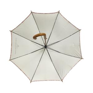 China Auto Open Wooden Shaft Promotion Pongee Umbrella wholesale