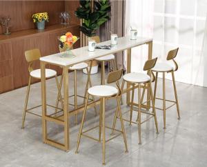 China Contemporary Golden Stainless Steel Bar Stool with backrest for Club Cafe wholesale