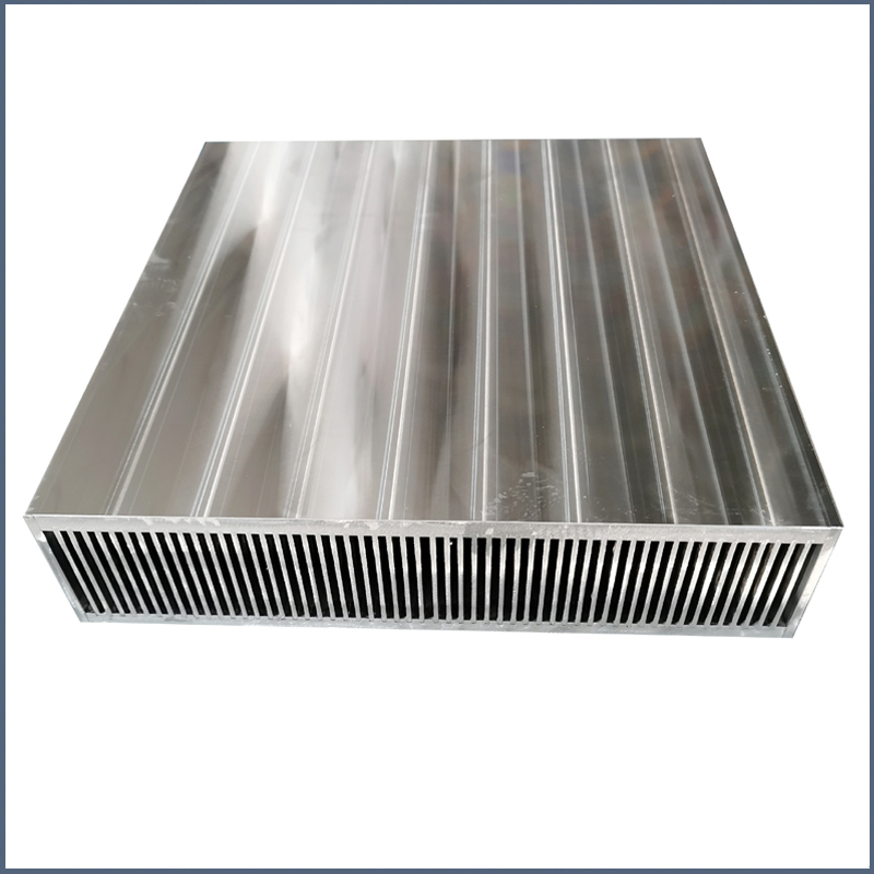 Embedded Cooper Radiator Heat Sink Plate For Water Cooling 120x12x150mm
