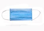 Anti Droplets Surgical Disposable Mask / Blue 3 Ply Disposable Dust Mask