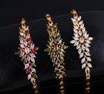Fashion Ladies Bracelet Bangle Party Adjustable Bangle Jewelry Color Big Flower