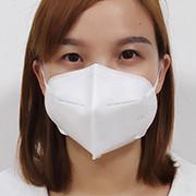 China No Valve Active Carbon KN95 Disposable Face Mask  , Carbon Filter Respirator Ffp1 With Elastic Loops on sale