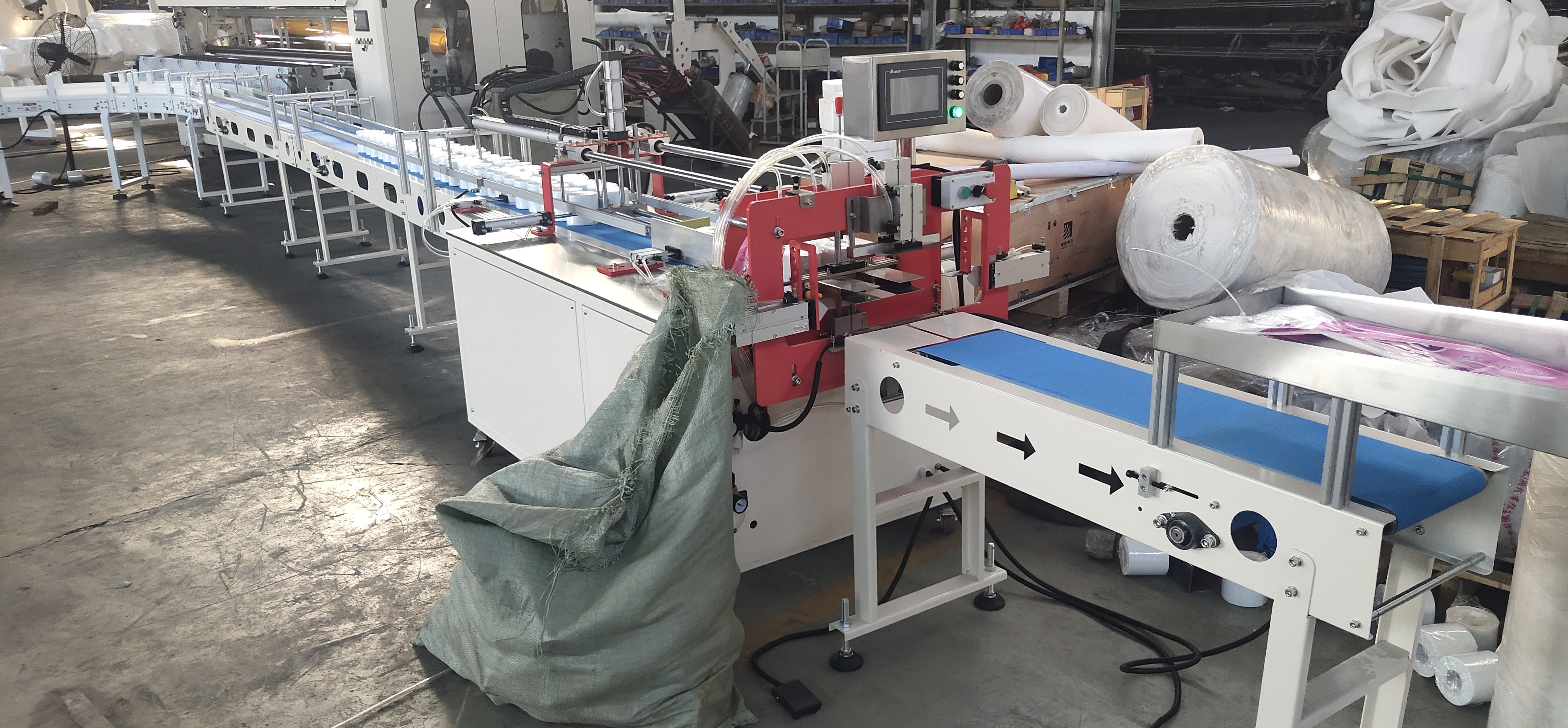 Servo Motor Toilet Paper Packing Machine PLC Roll Production,Toilet Paper Packing Machine