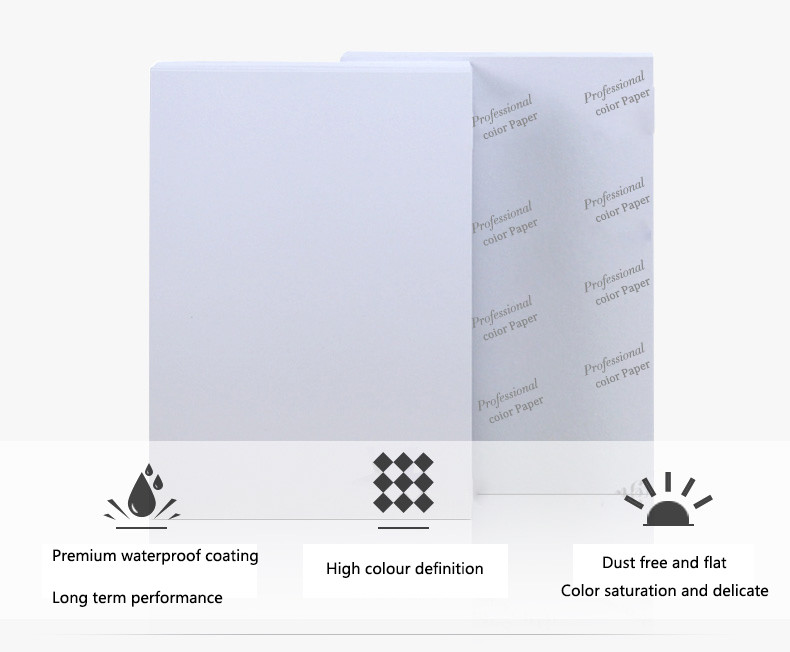 Single Side Glossy Cast Coated Photo Paper 230gsm A3 Inkjet