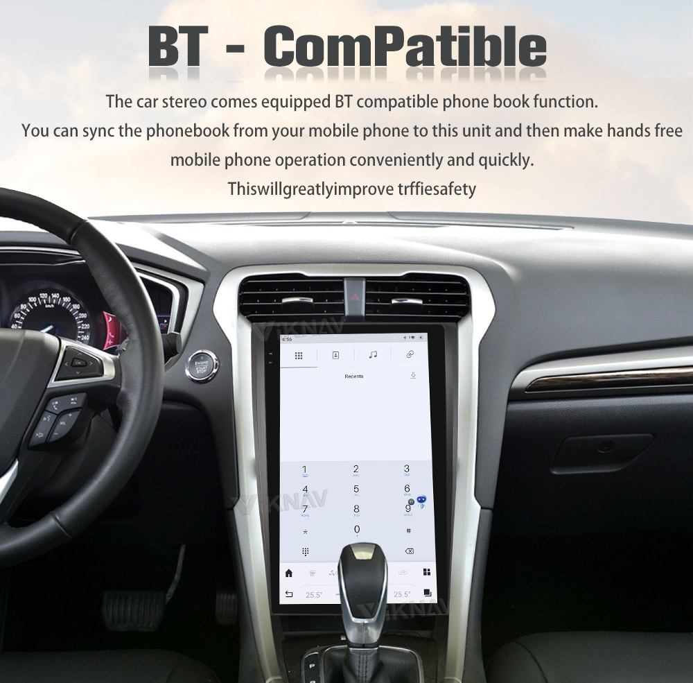Wireless Android 11 Car Radio For Ford Mondeo 2013-2021 GPS Navigation