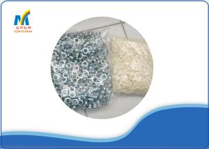 China 10.5mm Small Plastic Grommets Metal , Plastic Snap Together Grommets 1500sets Per Bag wholesale