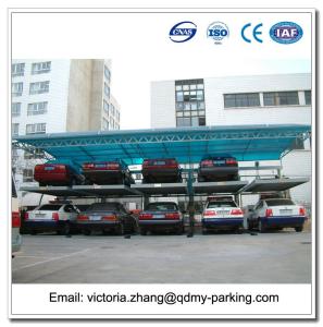 China Back Cantilever Puzzle Parking System Double Deck 2 Level Parking Lifts wholesale