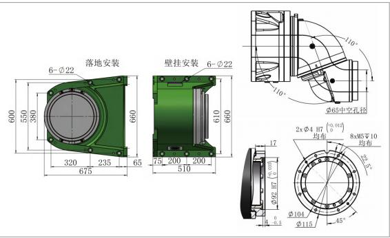 Painting robot for automotive and spare parts , GR6150-2500 payload 15kg reach 2500mm