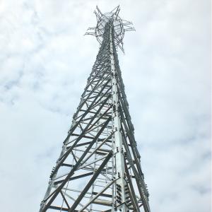 China ISO 90m Galvanized 3 Legged Lattice Mast Tower wholesale